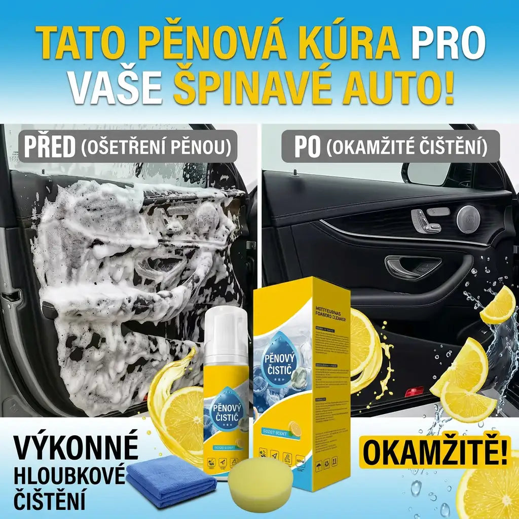 🔥Poslední den 80% SLEVA💦Pěnový čistič s více enzymy 4 v 1
