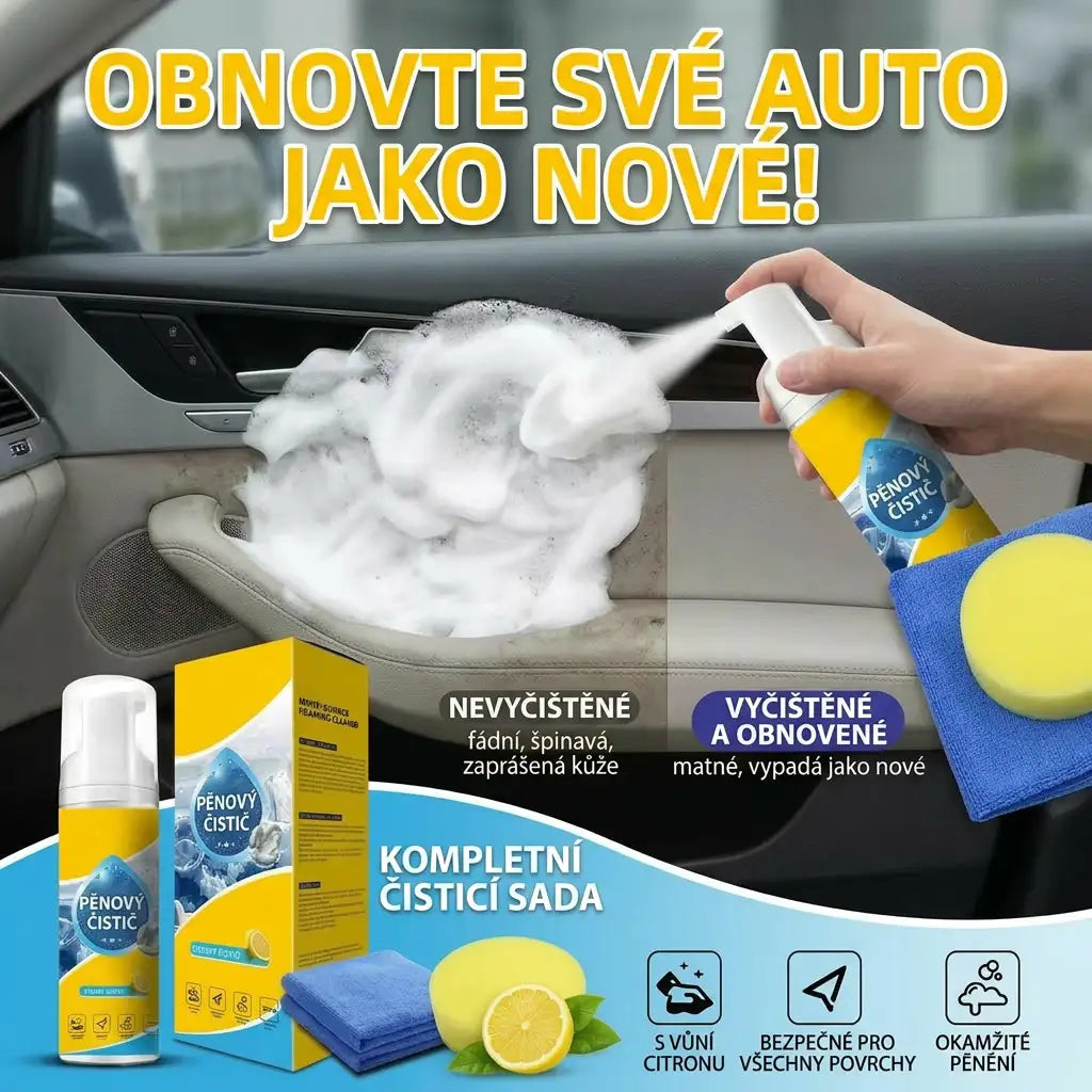 🔥Poslední den 80% SLEVA💦Pěnový čistič s více enzymy 4 v 1