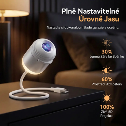 🌌 Projektor nočního osvětlení Comauo® — chytré dynamické 5D světlo do ložnice i dětského pokoje 🧸