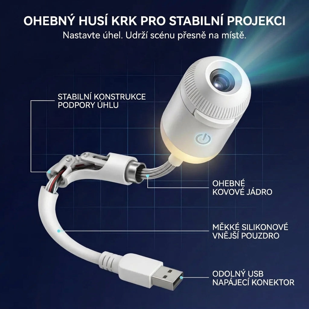 🌌 Projektor nočního osvětlení Comauo® — chytré dynamické 5D světlo do ložnice i dětského pokoje 🧸
